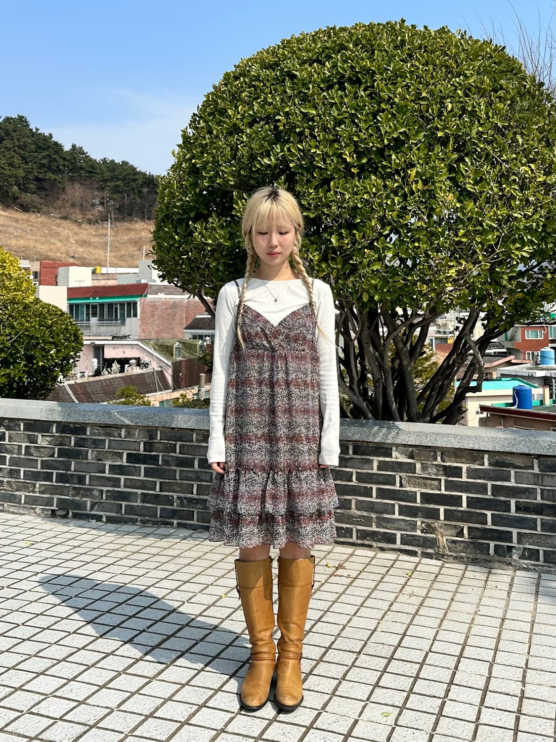 플라워 패턴 원피스 상품이미지1