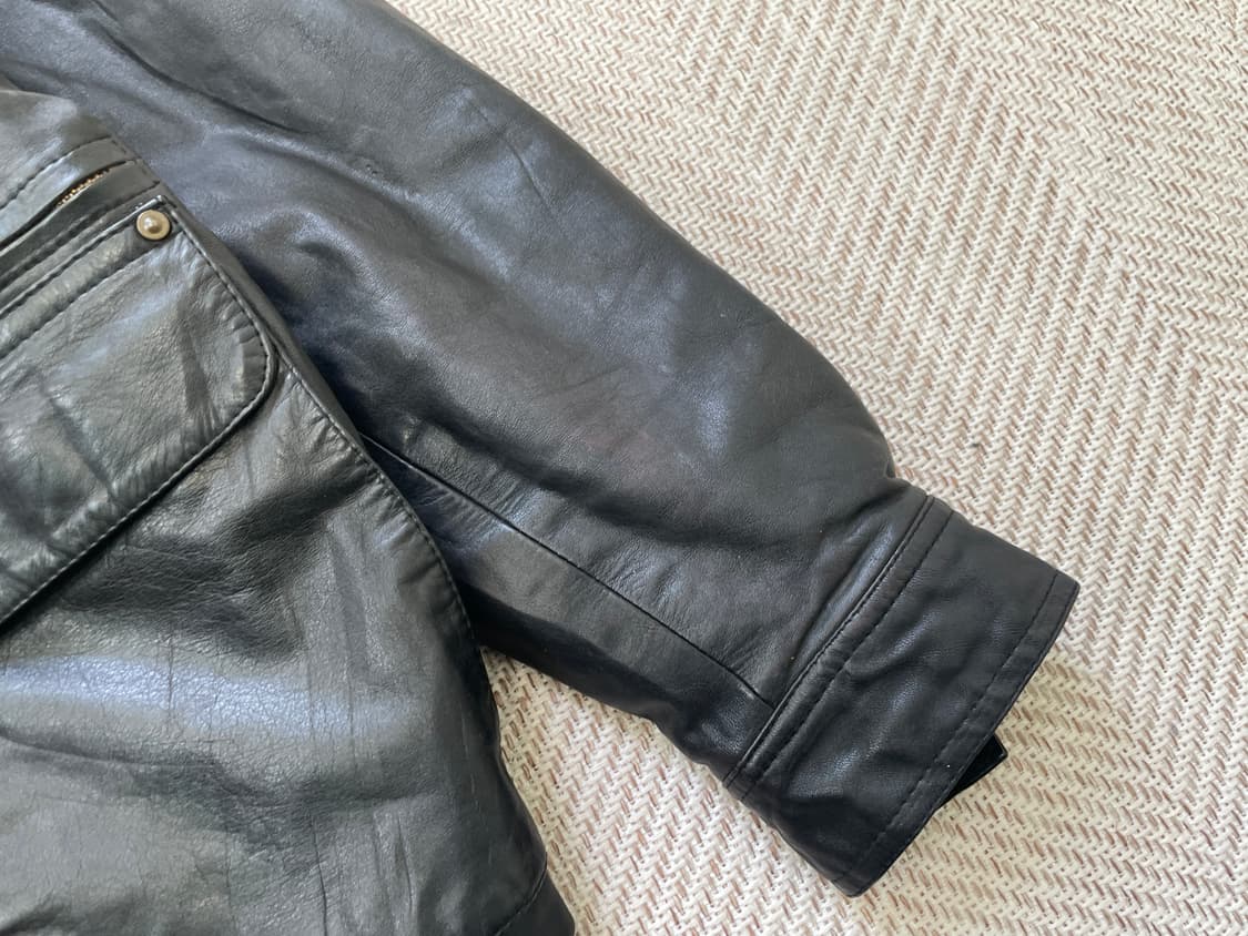 빈티지 A-2 플라이트 레더 봄버자켓  상품이미지3