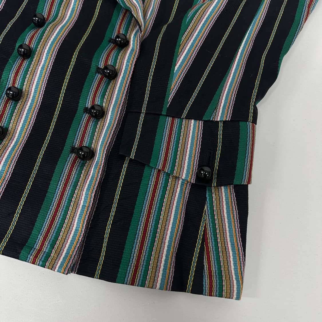 디올 아카이브 스트라이프 하프 자켓 상품이미지5