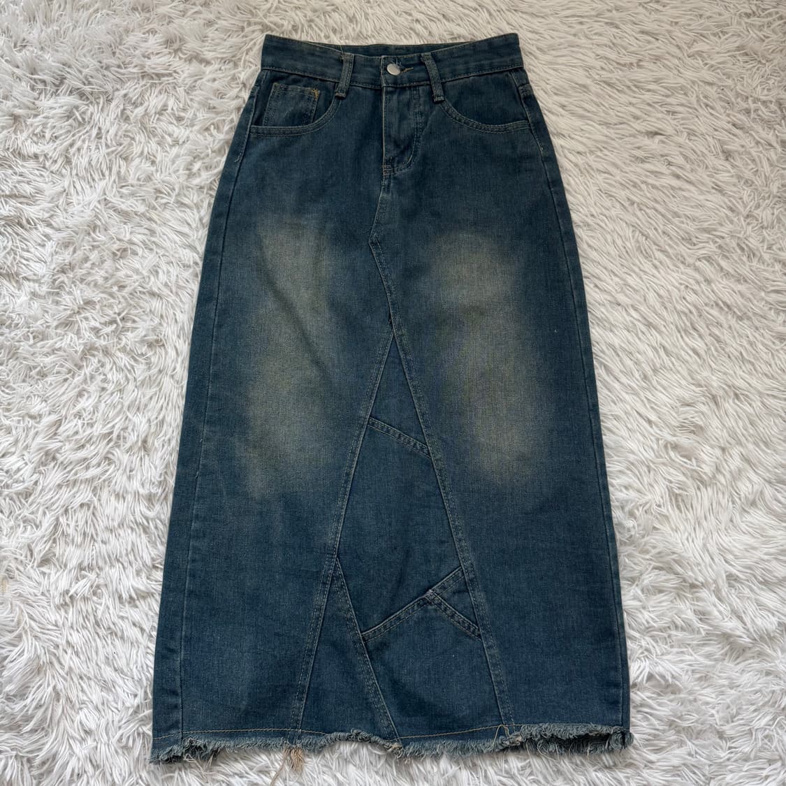 JEANS 일본빈티지 보세 롱 치마 빈티지치마 y2k치마 에스닉 치마 상품이미지2
