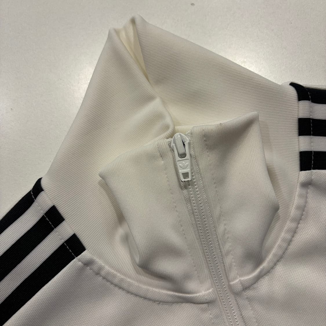 [L] 아디다스 베켄바우어 삼선 트랙탑 져지 집업 화이트 D702 상품이미지5