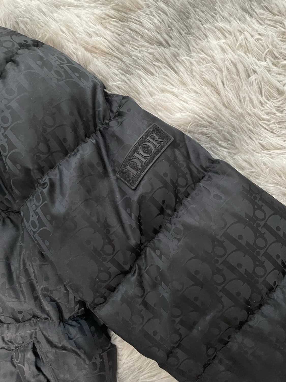 디올 오블리크 패딩 블랙 상품이미지3