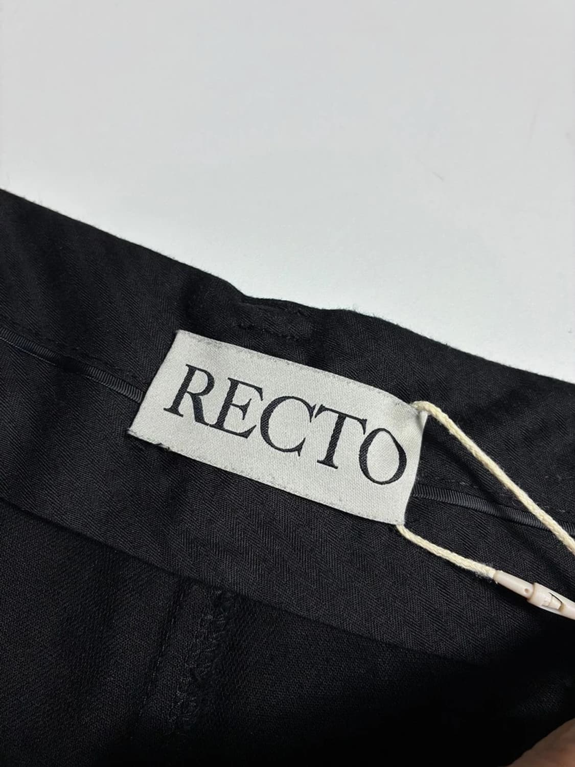 렉토 RECTO 22FW 블랙 보트 코튼 반바지 R2201 상품이미지8