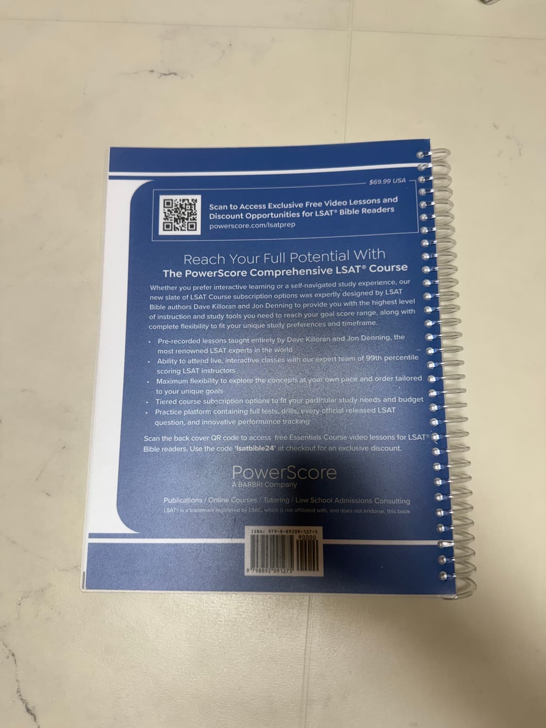 LSAT 파워스코어 바이블+워크북 풀세트 2024-25 최신개정판 상품이미지3