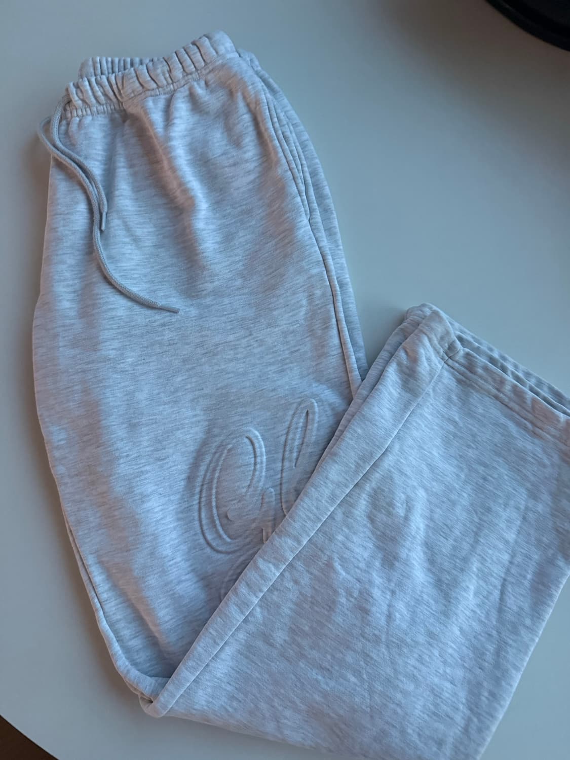 글로니 조던 트랙팬츠 멜란지그레이/화이트 상품이미지3