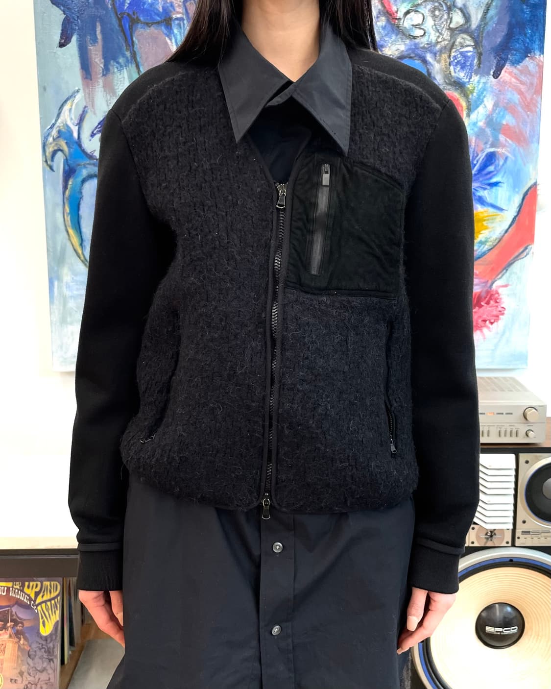 [46] 솔리드옴므 울 가디건 자켓 상품이미지3