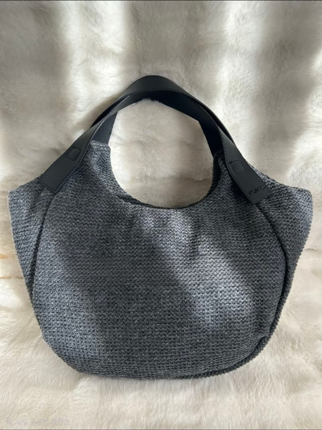 요지야마모토 이삭 니트 토트백 상품이미지1