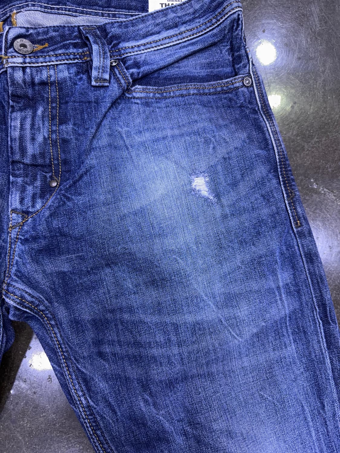 디젤 타나즈 빈티지 워싱 데미지진 청바지 데님팬츠 34 상품이미지5