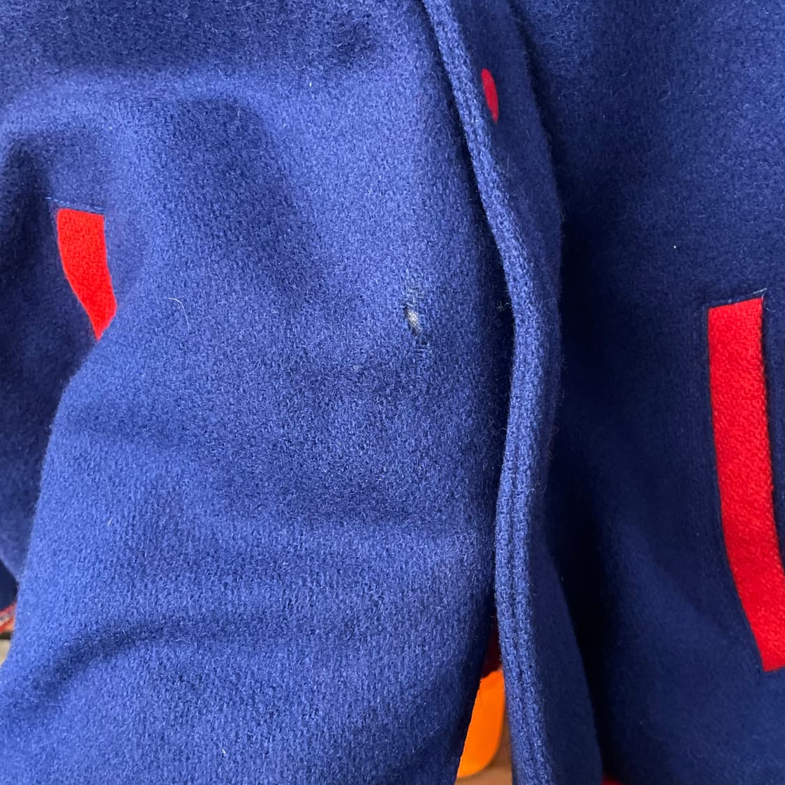 90s O Henry 테니스 클럽 세일러 후드 크롭 바시티 자켓 N350 상품이미지7