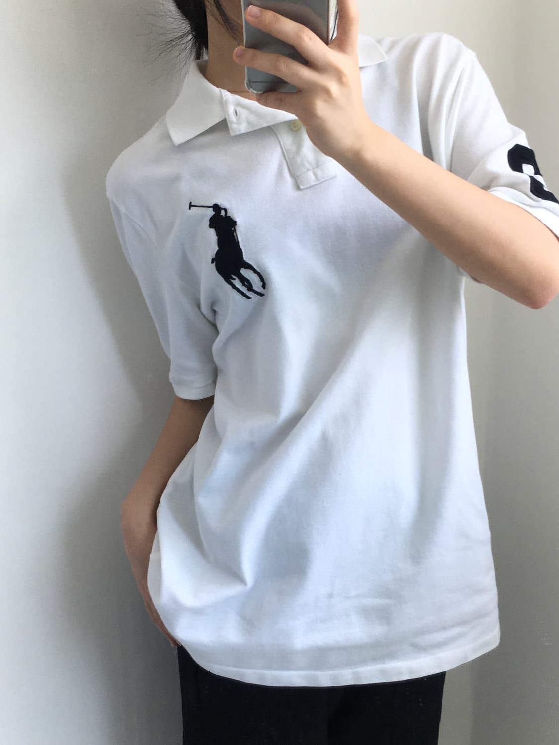 Polo 폴로 랄프로렌 빅포니 화이트 PK셔츠  상품이미지2