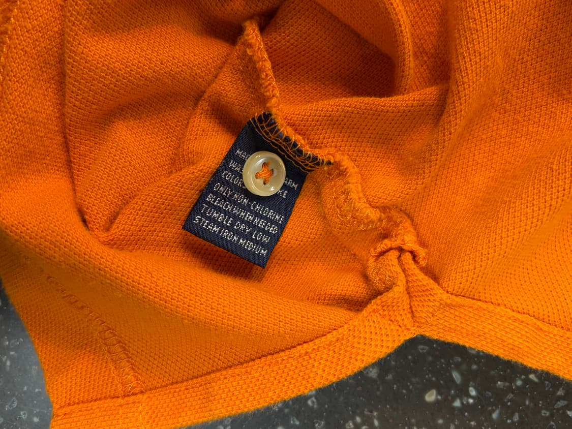 폴로 랄프로렌 반팔 PK 카라 티 오렌지 XL 상품이미지6