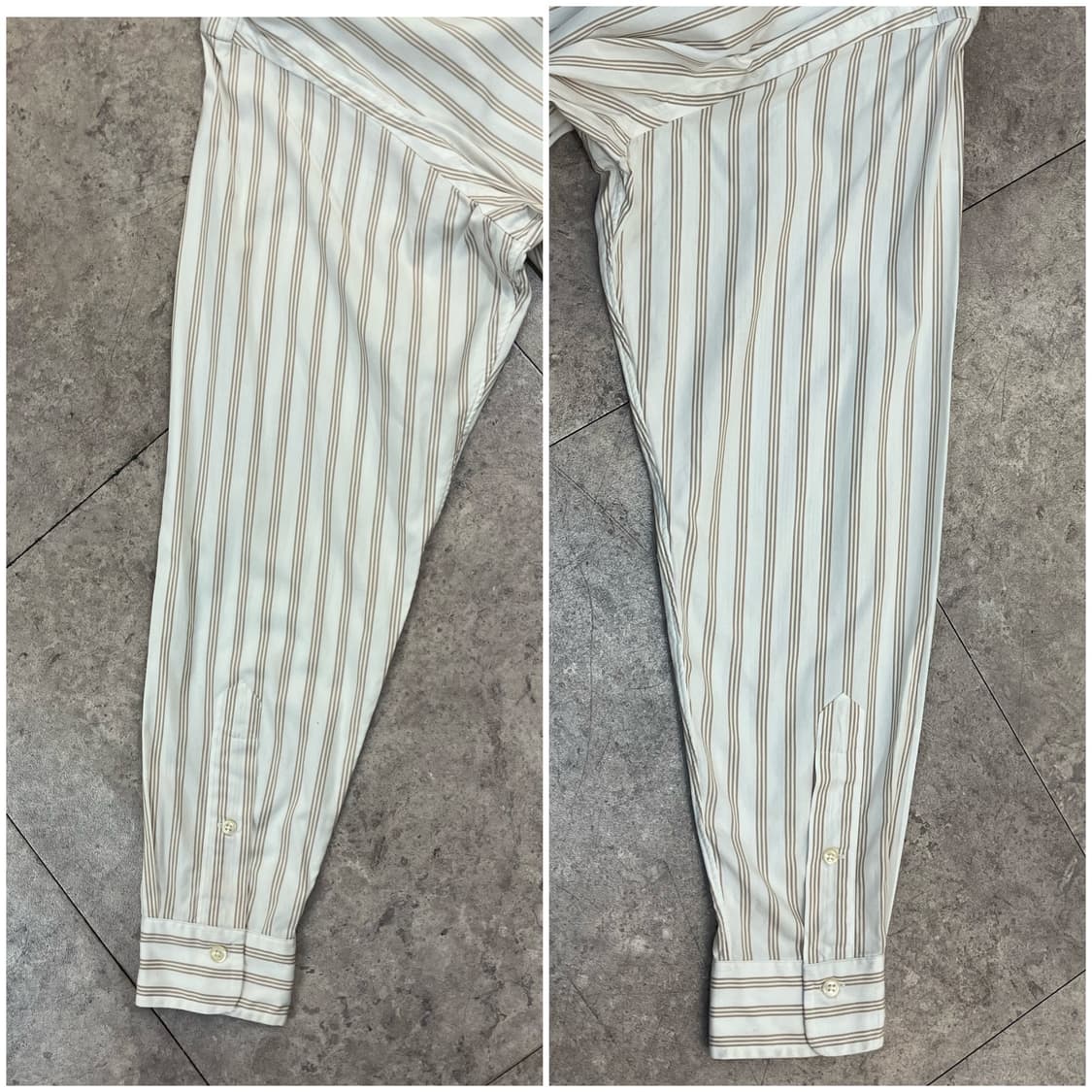 폴로 랄프로렌 스트라이프 셔츠 베이지 #csz2663 상품이미지8