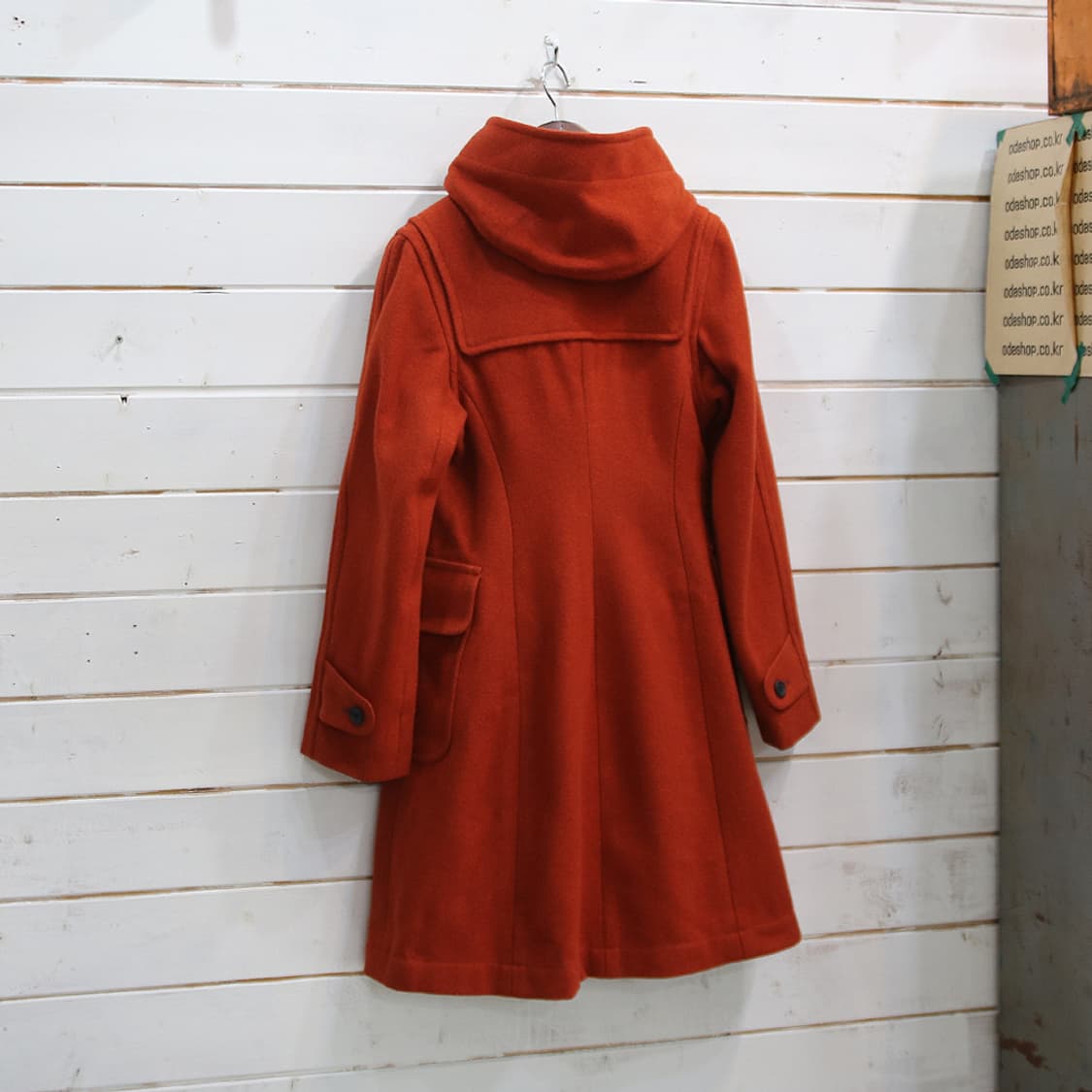 AIE 울 후드 더플 코트 (여성용 S) 상품이미지3