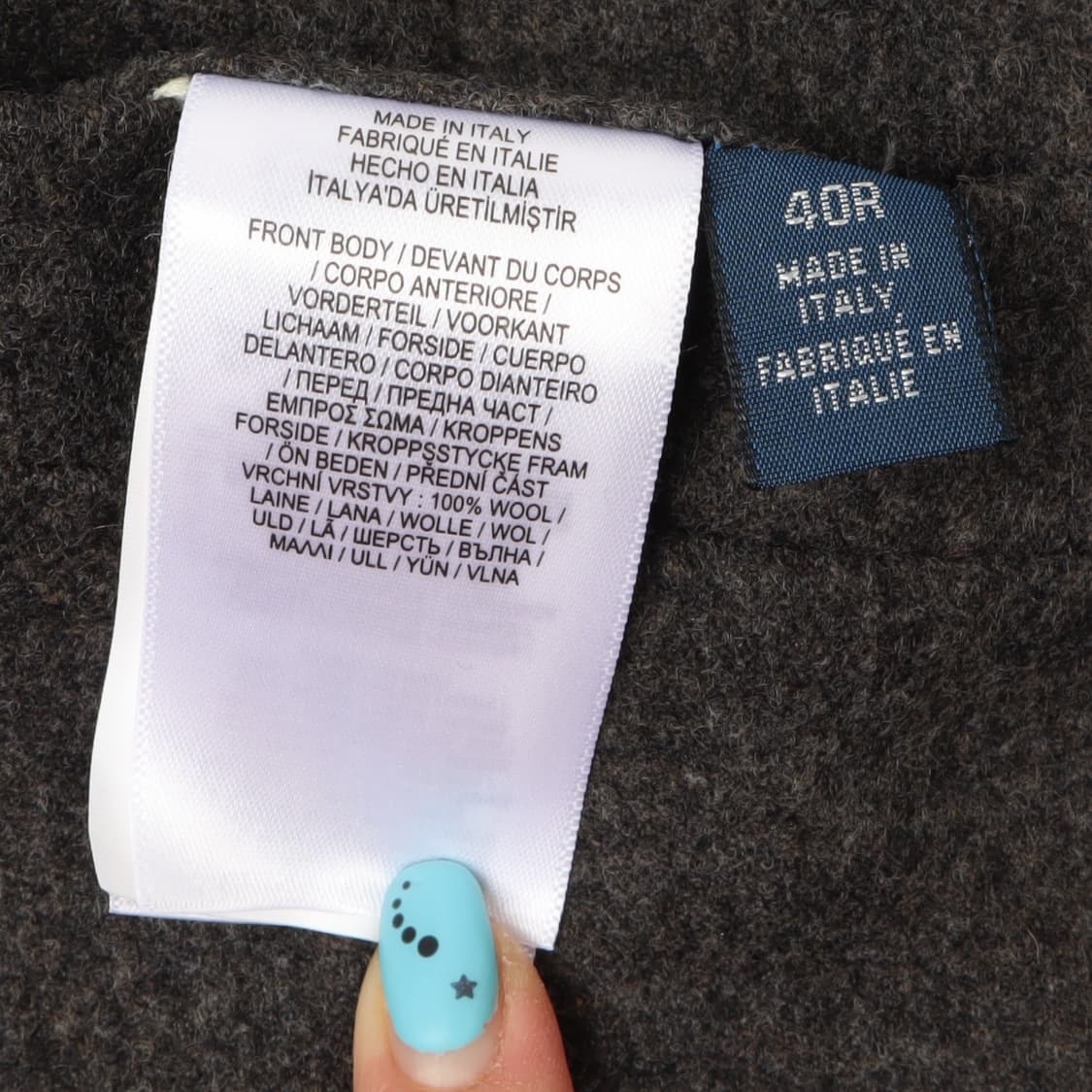 폴로 랄프로렌 챠콜그레이 울 클래식 베스트 상품이미지9