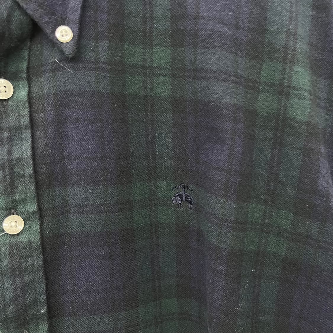 브룩스브라더스 체크 셔츠 남XXL 상품이미지3