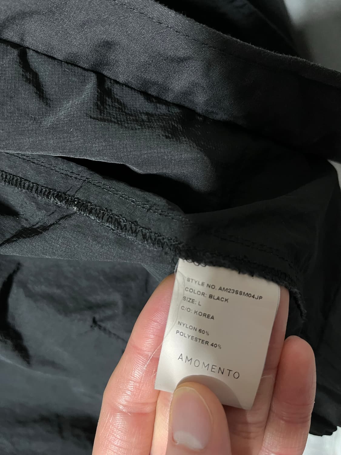 (L) 23ss 아모멘토 립스탑 볼륨 점퍼 상품이미지7