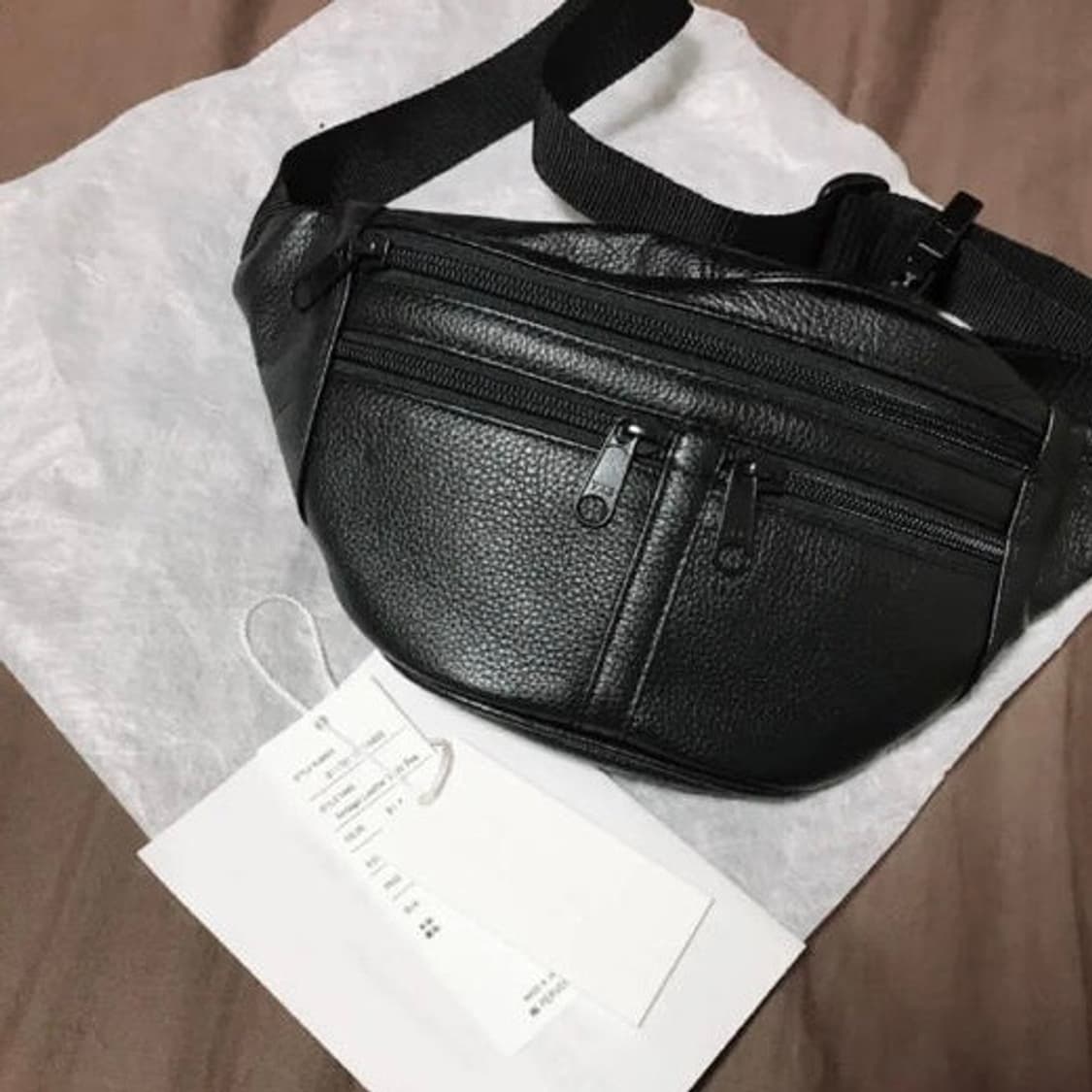 퍼버즈 레더 백 상품이미지3