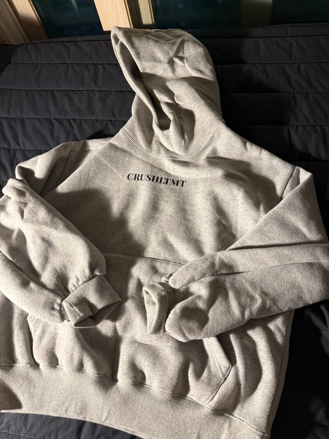 라이크더모스트 크러쉬 후드티 그레이 M 상품이미지1