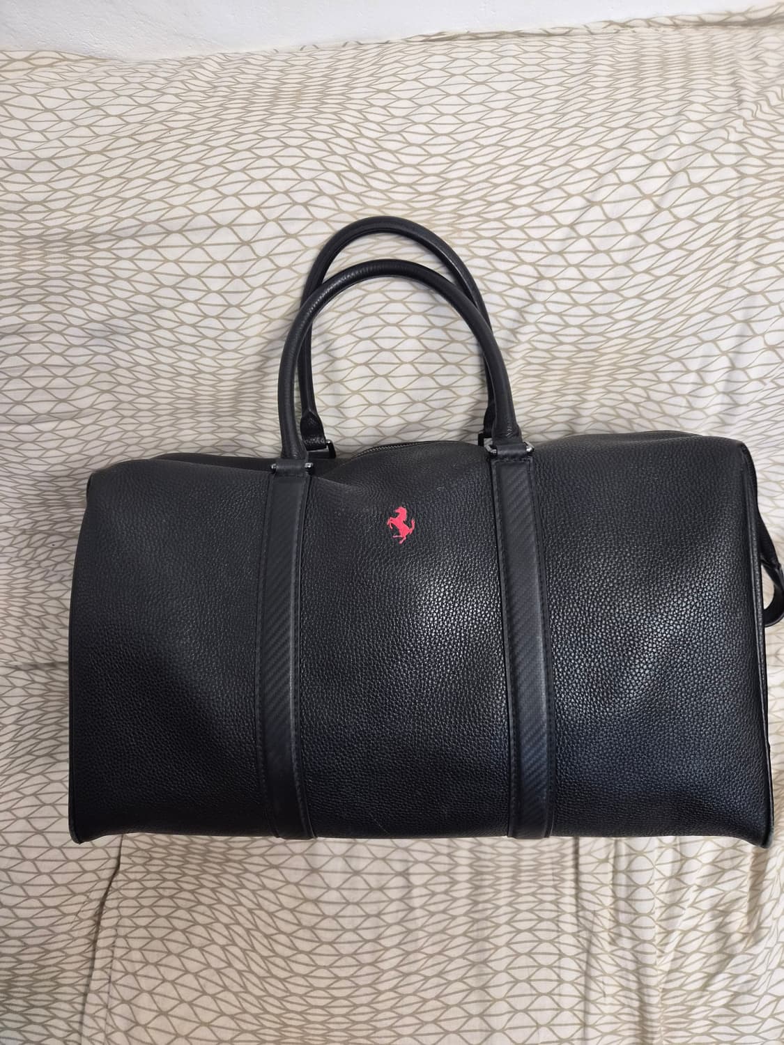 OS) TOD'S 토즈 x 페라리 보스턴백 팝니다 상품이미지1