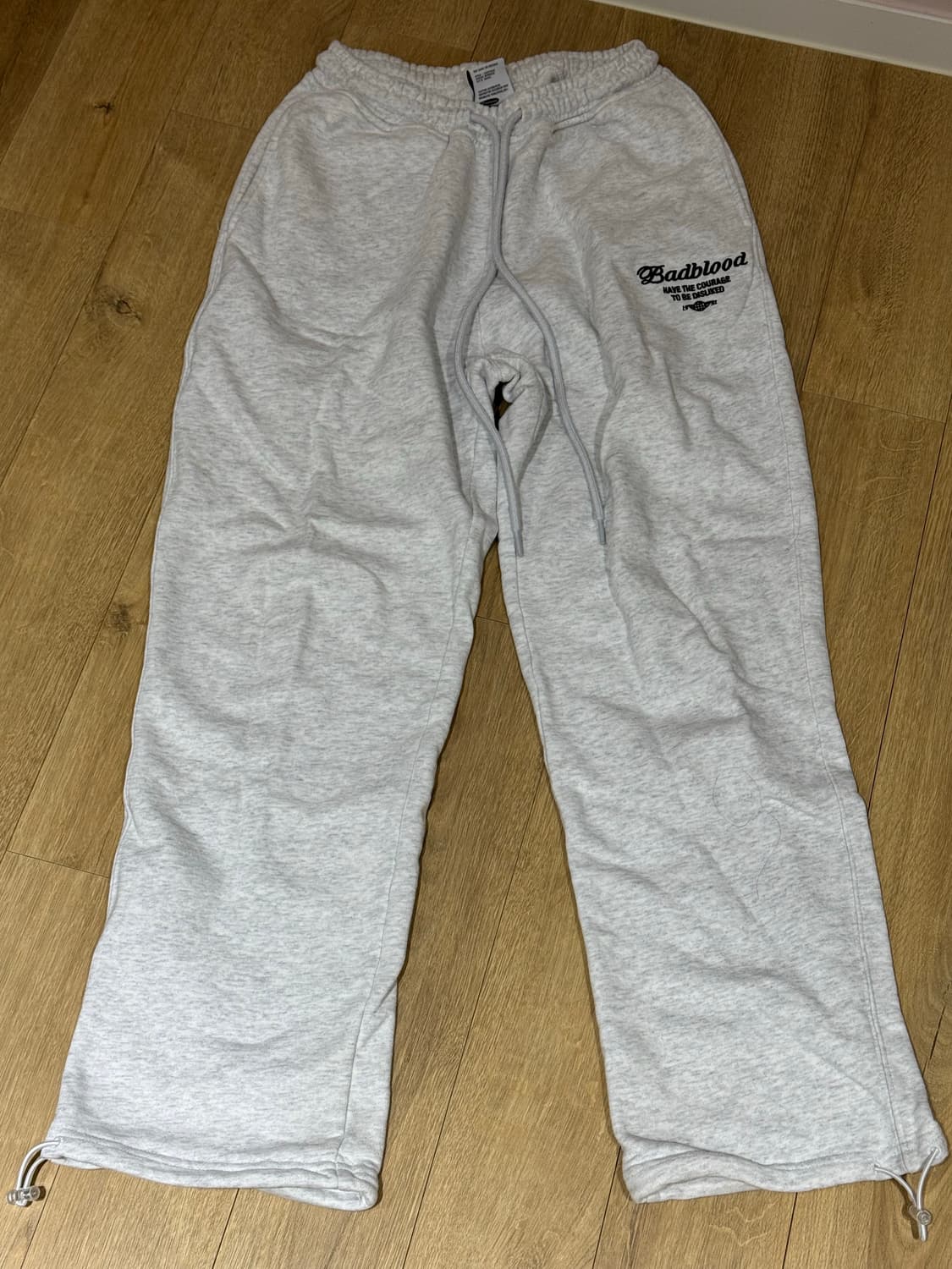 배드블러드 로고 2 way 조거 트라우져 애쉬 그레이 상품이미지2