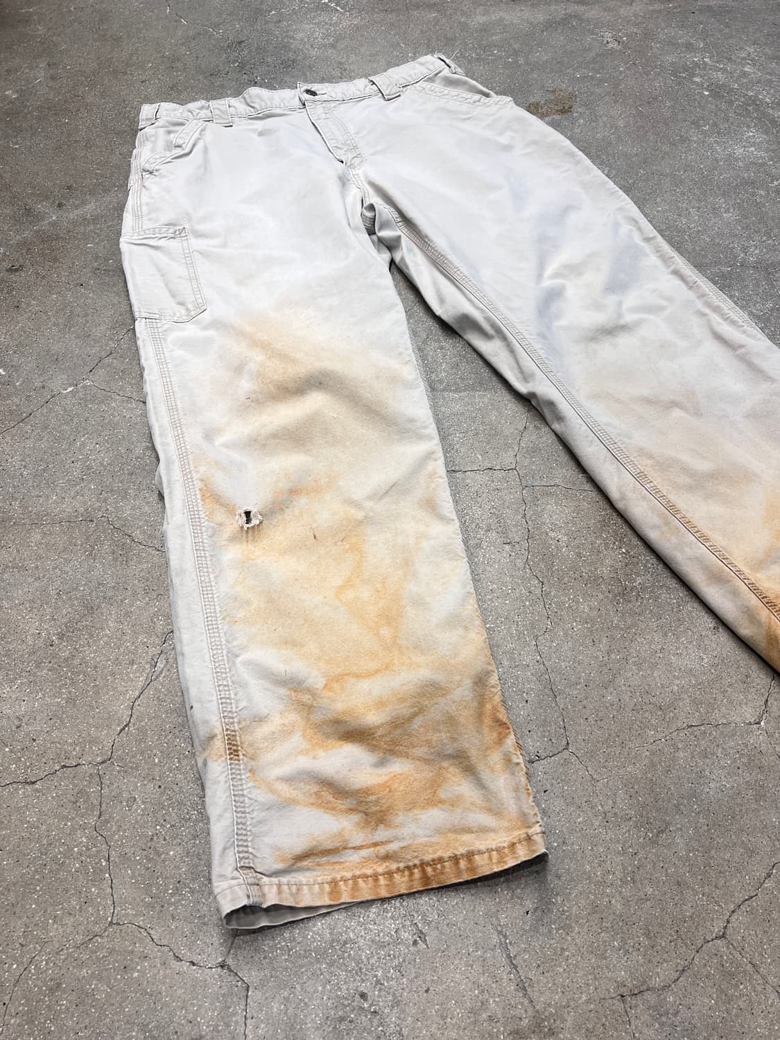 00’s 칼하트덩가리핏 워크팬츠 TAN 상품이미지2