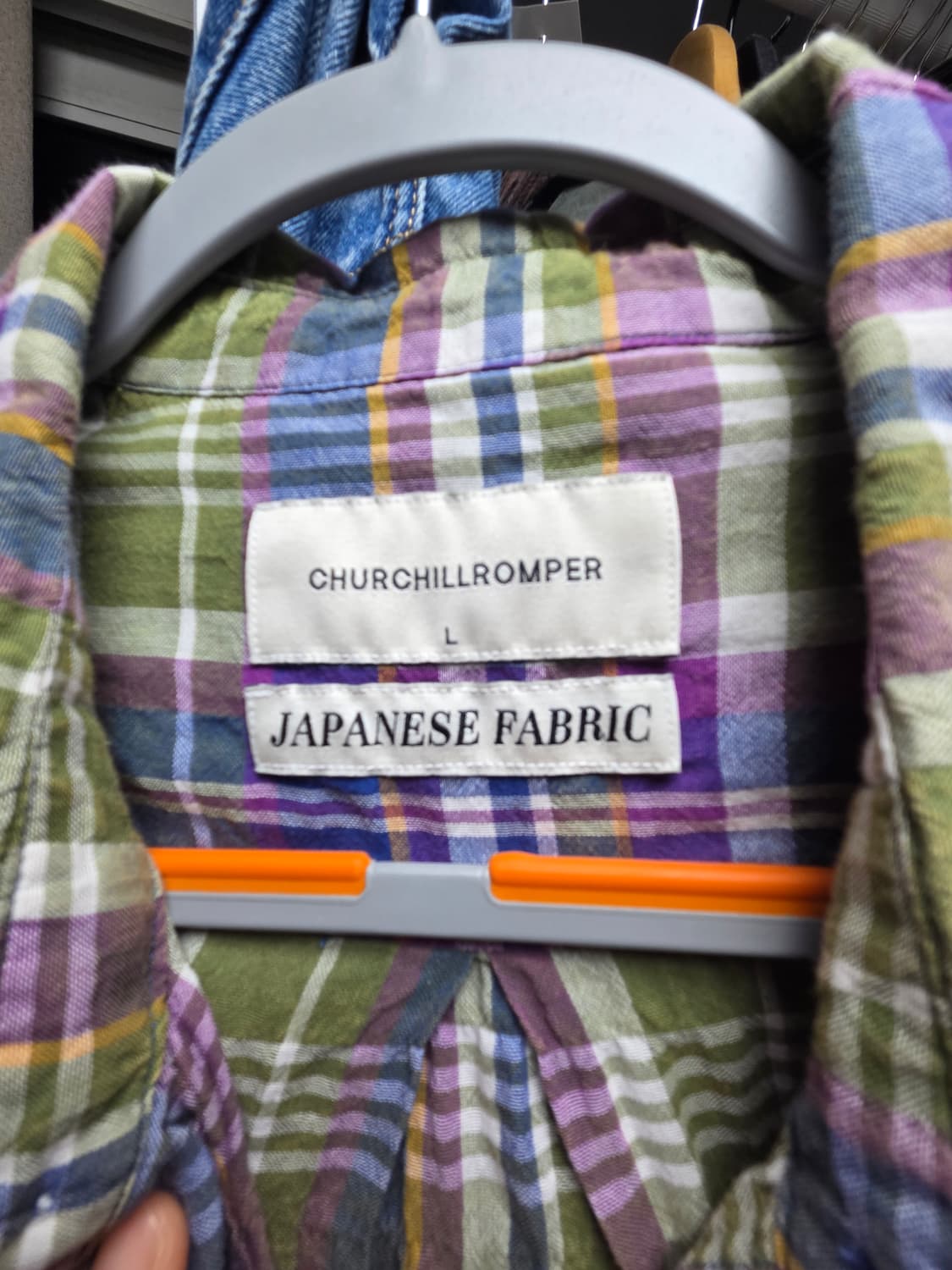 처칠롬퍼 하바티 익클 체크셔츠 라지사이즈 상품이미지4