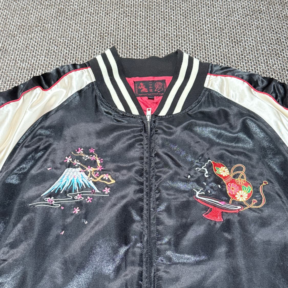 일심여경 후지산 성 사쿠라 퀄팅 스카쟌 상품이미지4