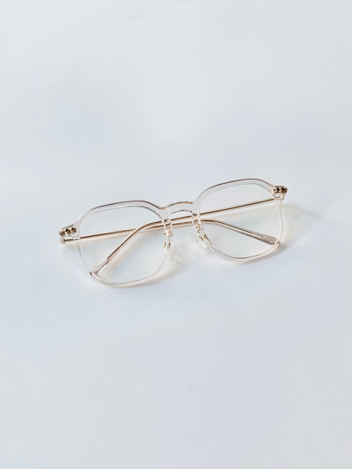 오피스 안경 코받침있는 뿔테 블루라이트렌즈포함   324 상품이미지2