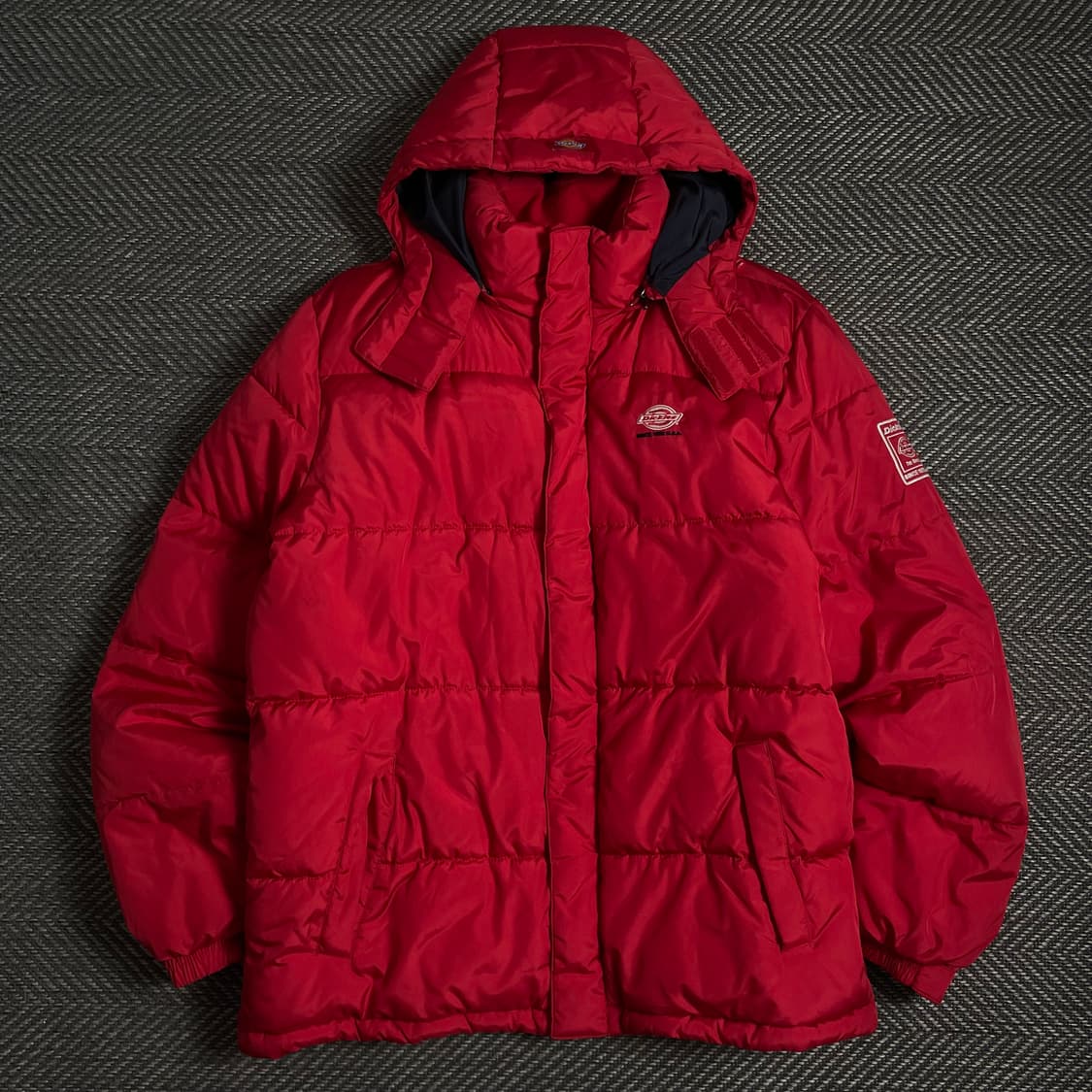 디키즈 USA 오리지날 퀼팅 경량 패딩 레드 o 3981 상품이미지1
