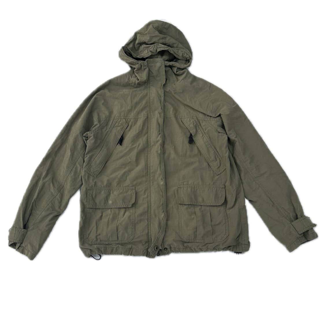 카키 야상 자켓 점퍼 포켓 포인트 아메카지 봄버  가을 그런지 히피  상품이미지2