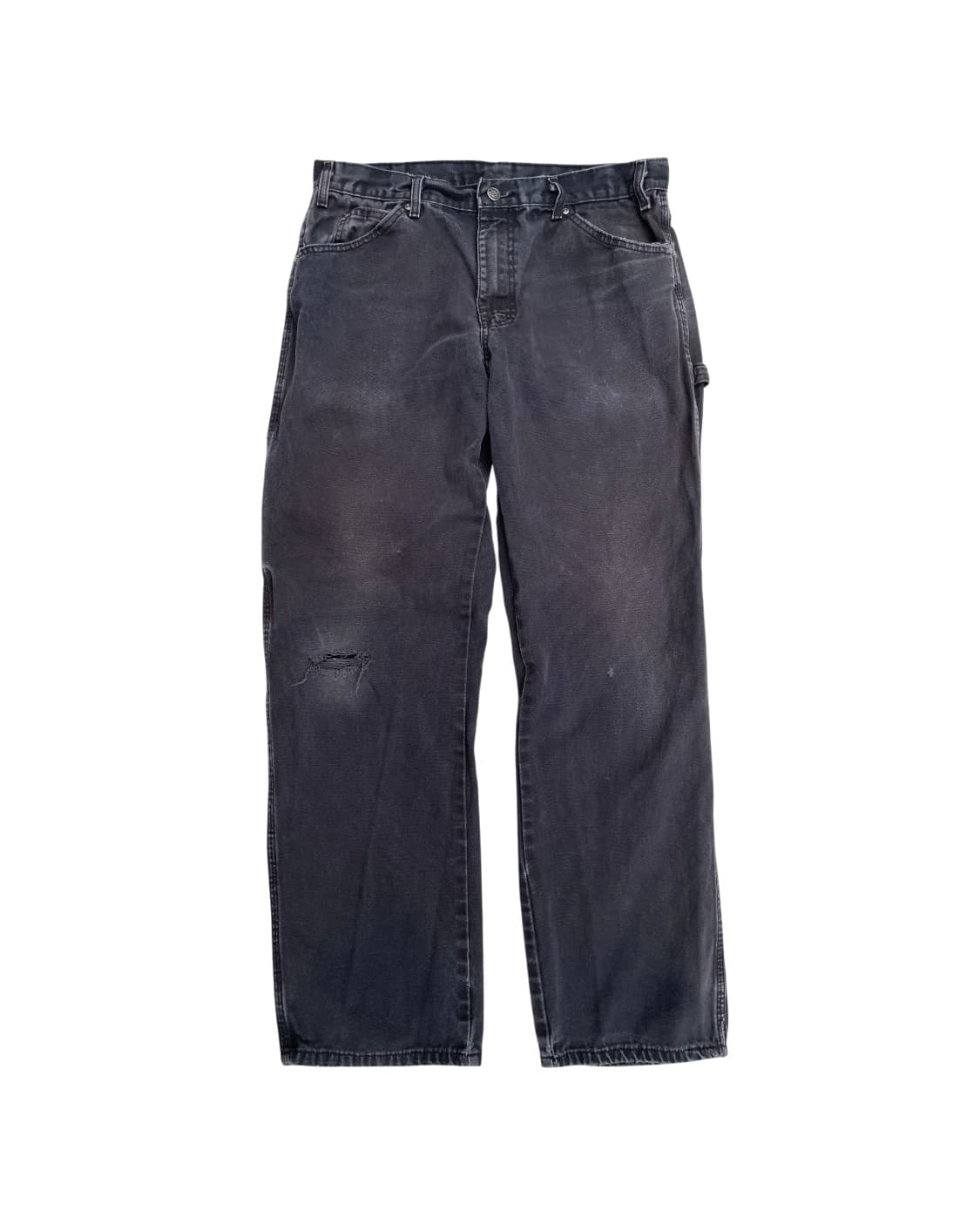 [34x32] Dickies 디키즈 덕 캔버스 카펜터 워크 블랙 팬츠 상품이미지1