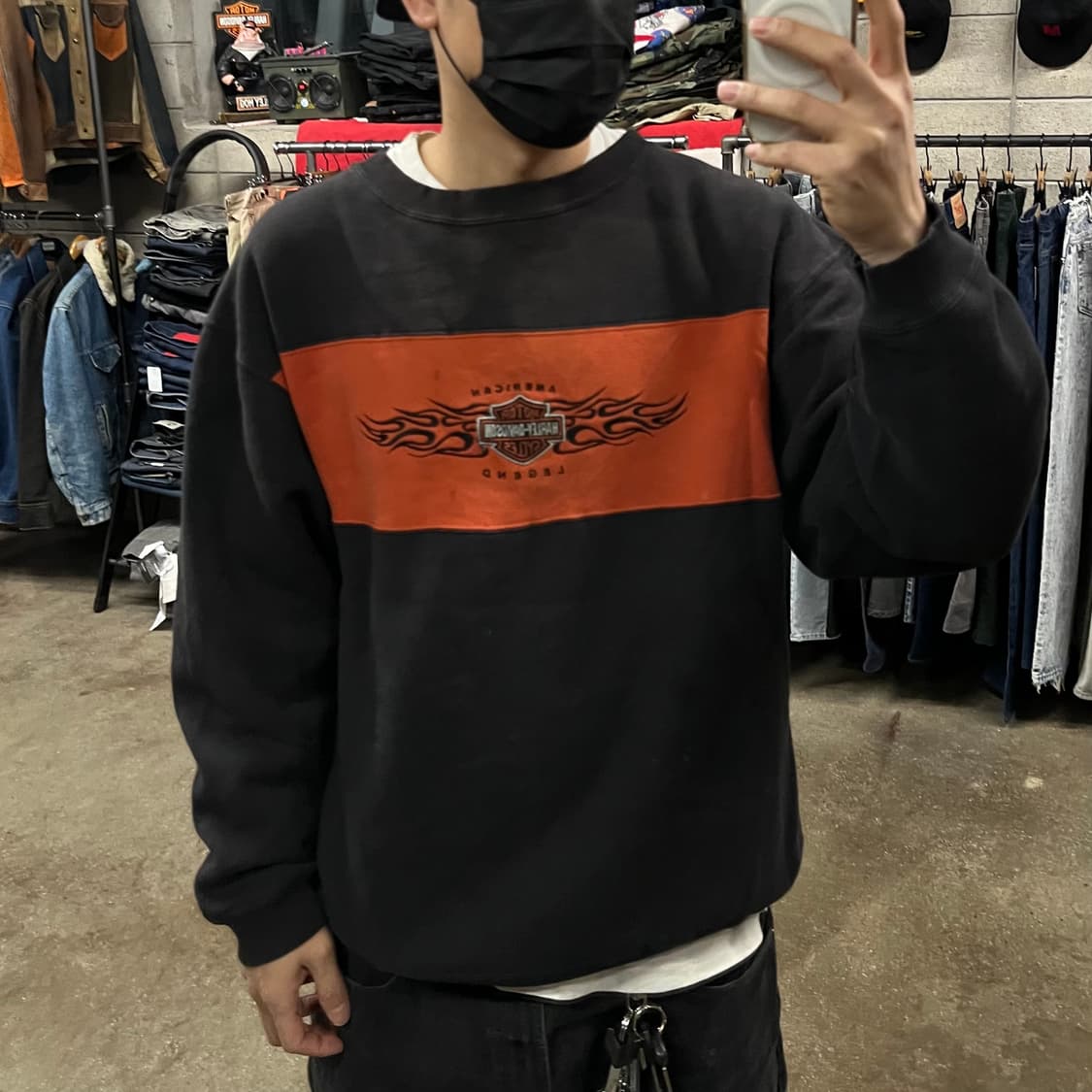 할리데이비슨 플레임 스웻셔츠 (105) 상품이미지1