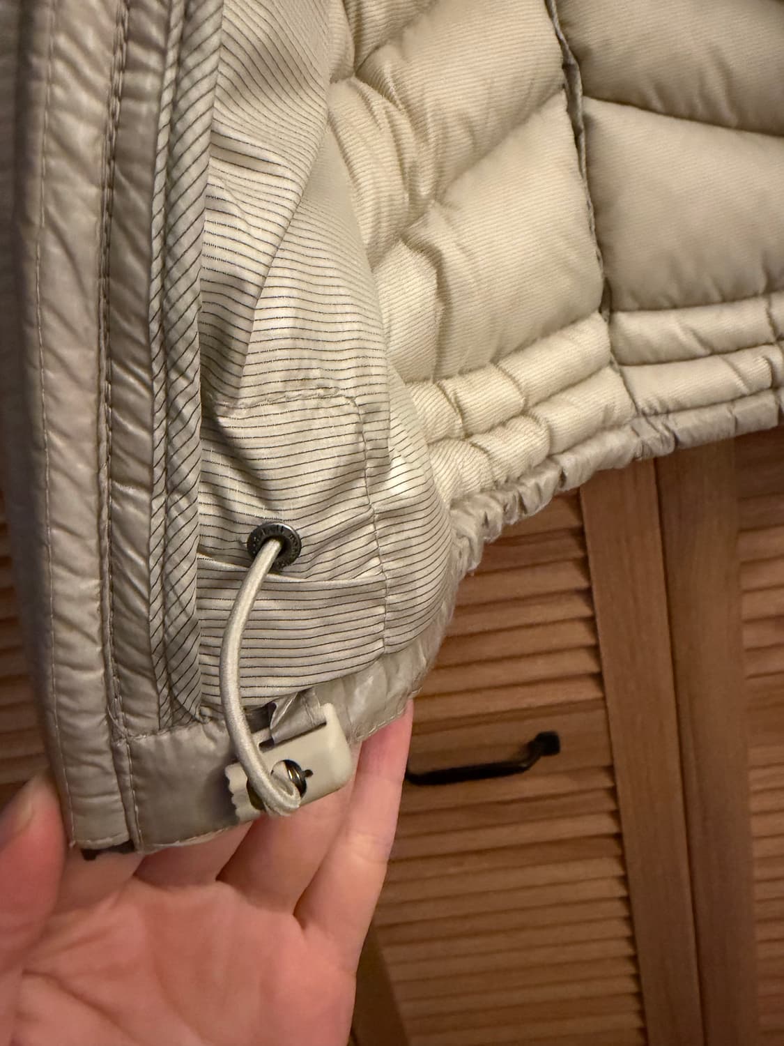 몽벨 베이지 베스트 패딩조끼 경량패딩 상품이미지8