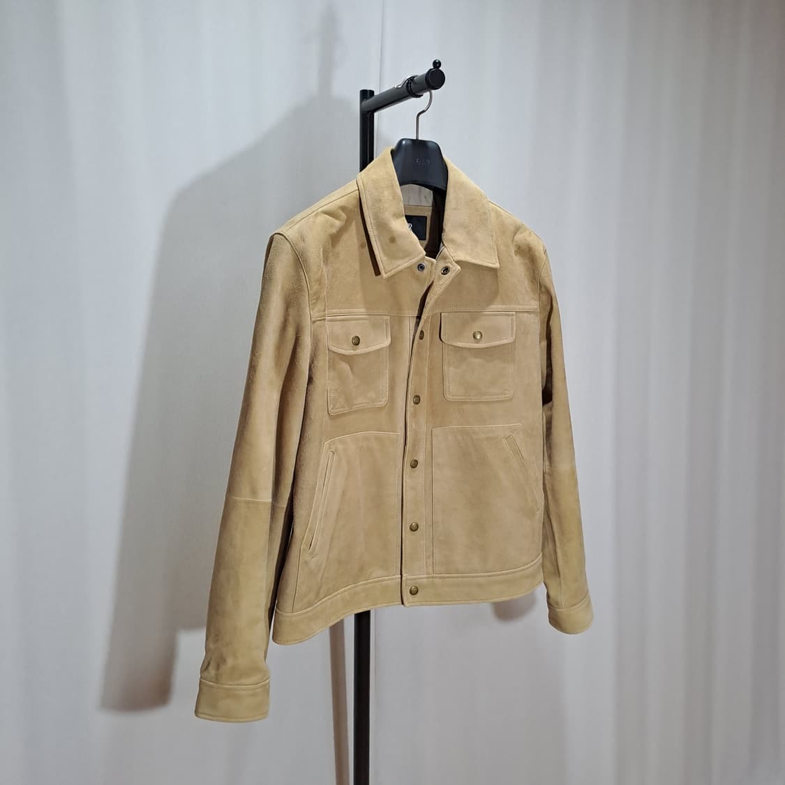 (택포) 바나나리퍼블릭 24ss 스웨이드 트러커 자켓 110 상품이미지4