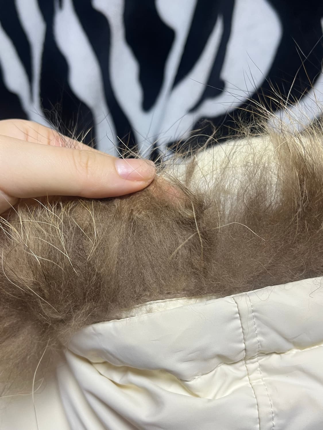 vintage short fur padding 상품이미지7