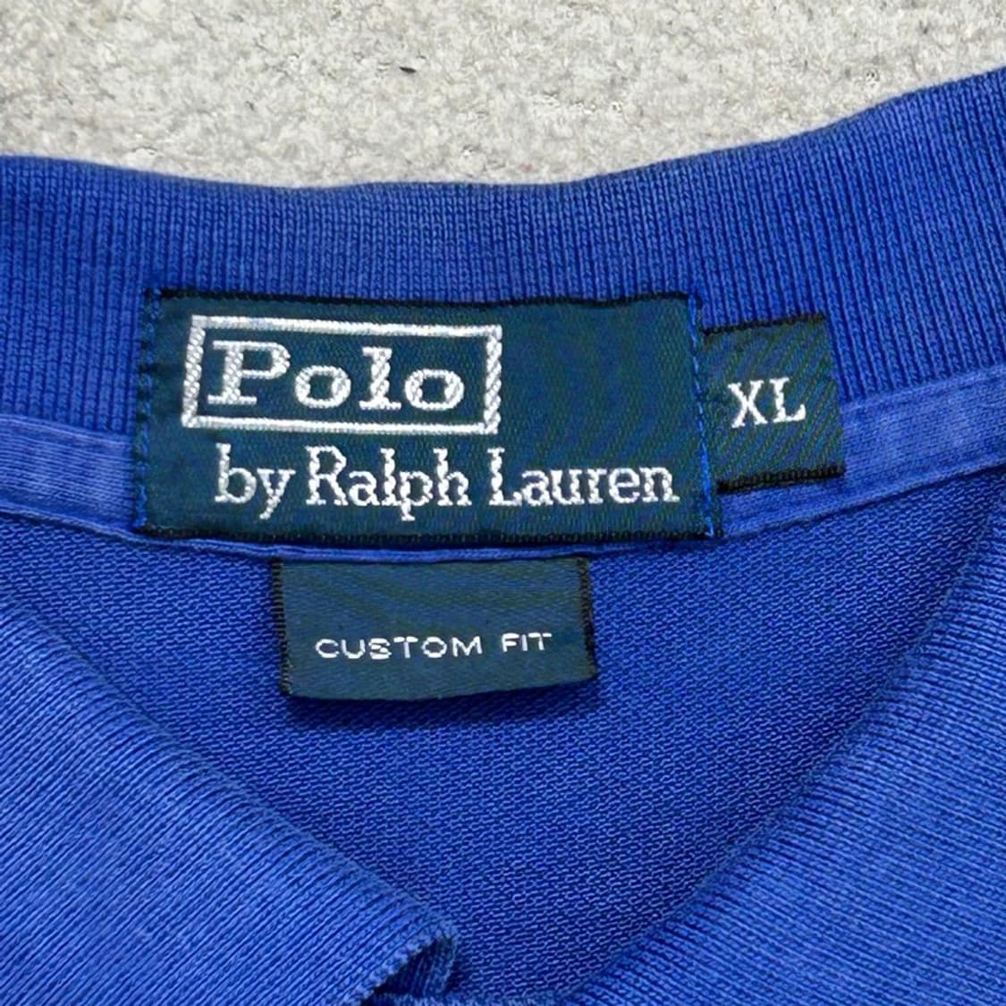 POLO RALPH LAUREN 빅포니 반팔 카라티 블루  XL 상품이미지8