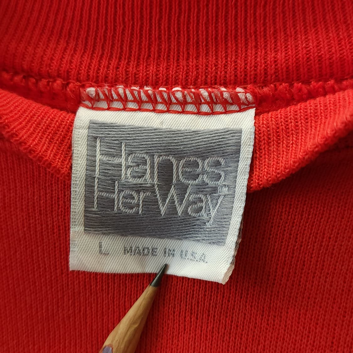 90s 헤인즈 빈티지 스웻셔츠 플레인 스웻셔츠 애플 레드 xl 상품이미지5
