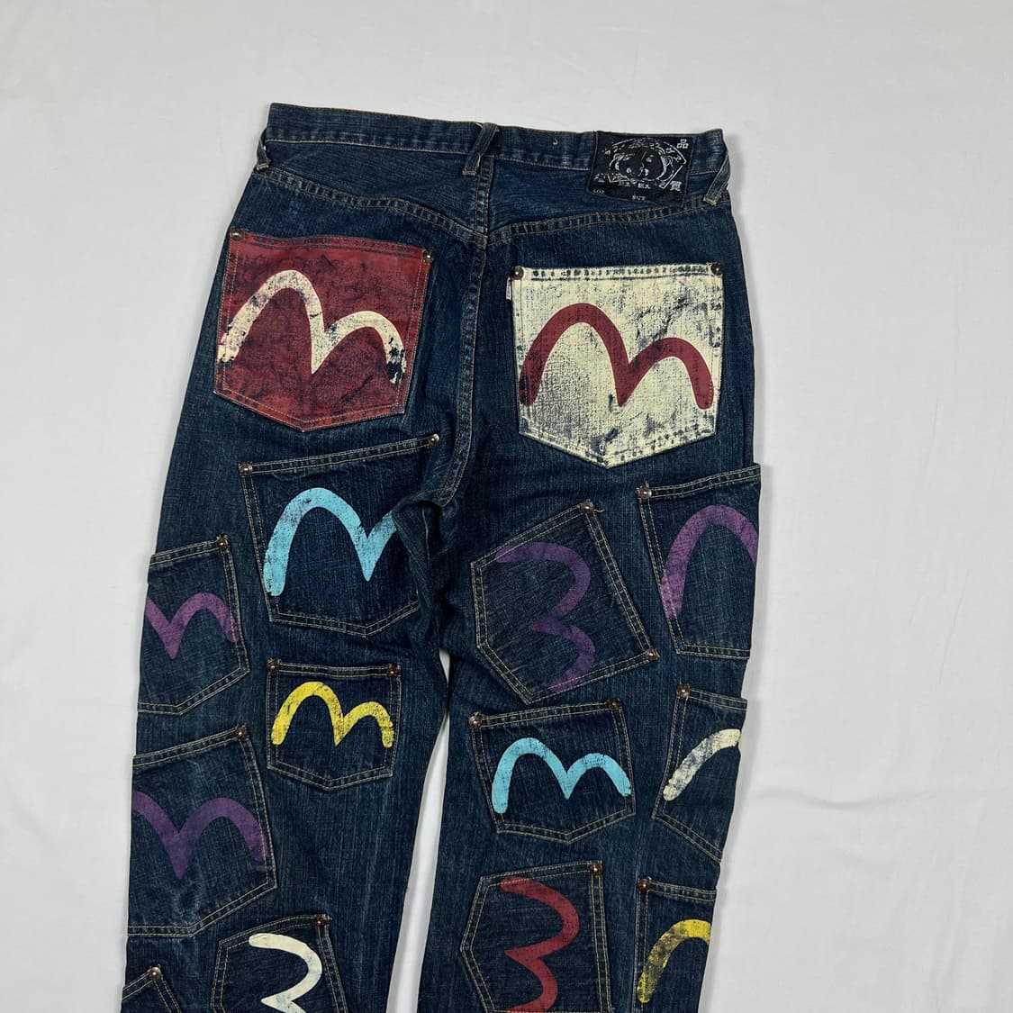 에비수 evisu 멀티컬러 포켓 데님팬츠 청바지 상품이미지9