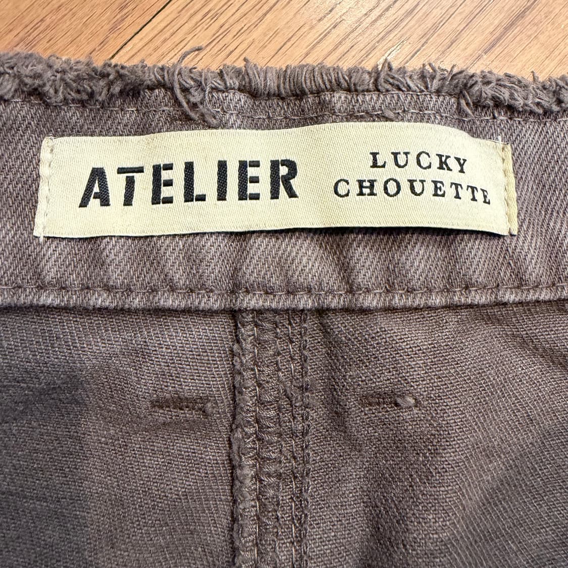 럭키 슈에뜨 하이웨스트 그라데이션 와이드 데님  상품이미지3