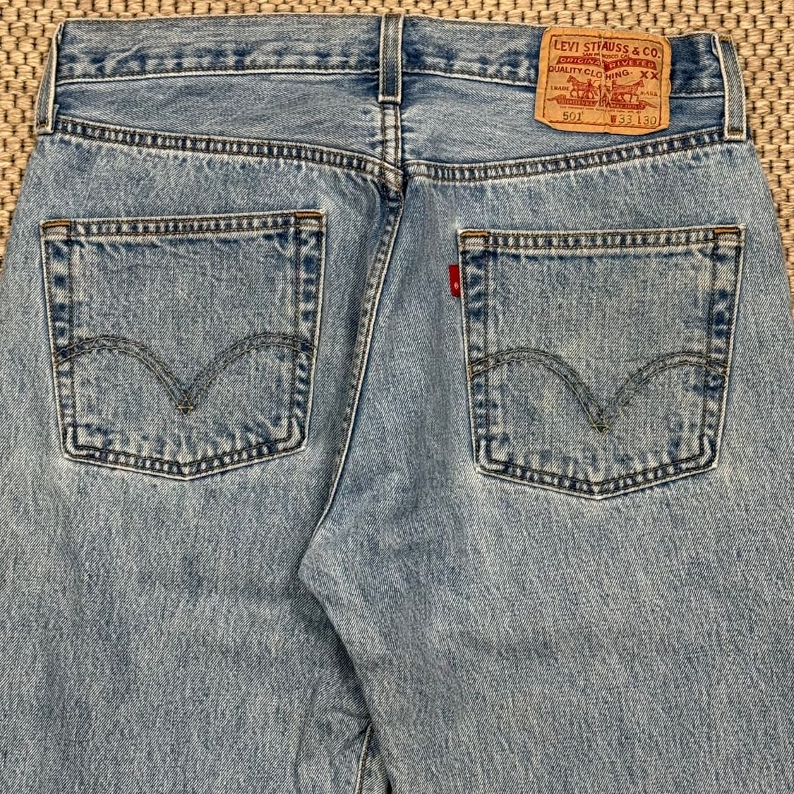 리바이스 501 00s Y2K levis 빈티지 구제 청바지 연청 워싱 상품이미지5