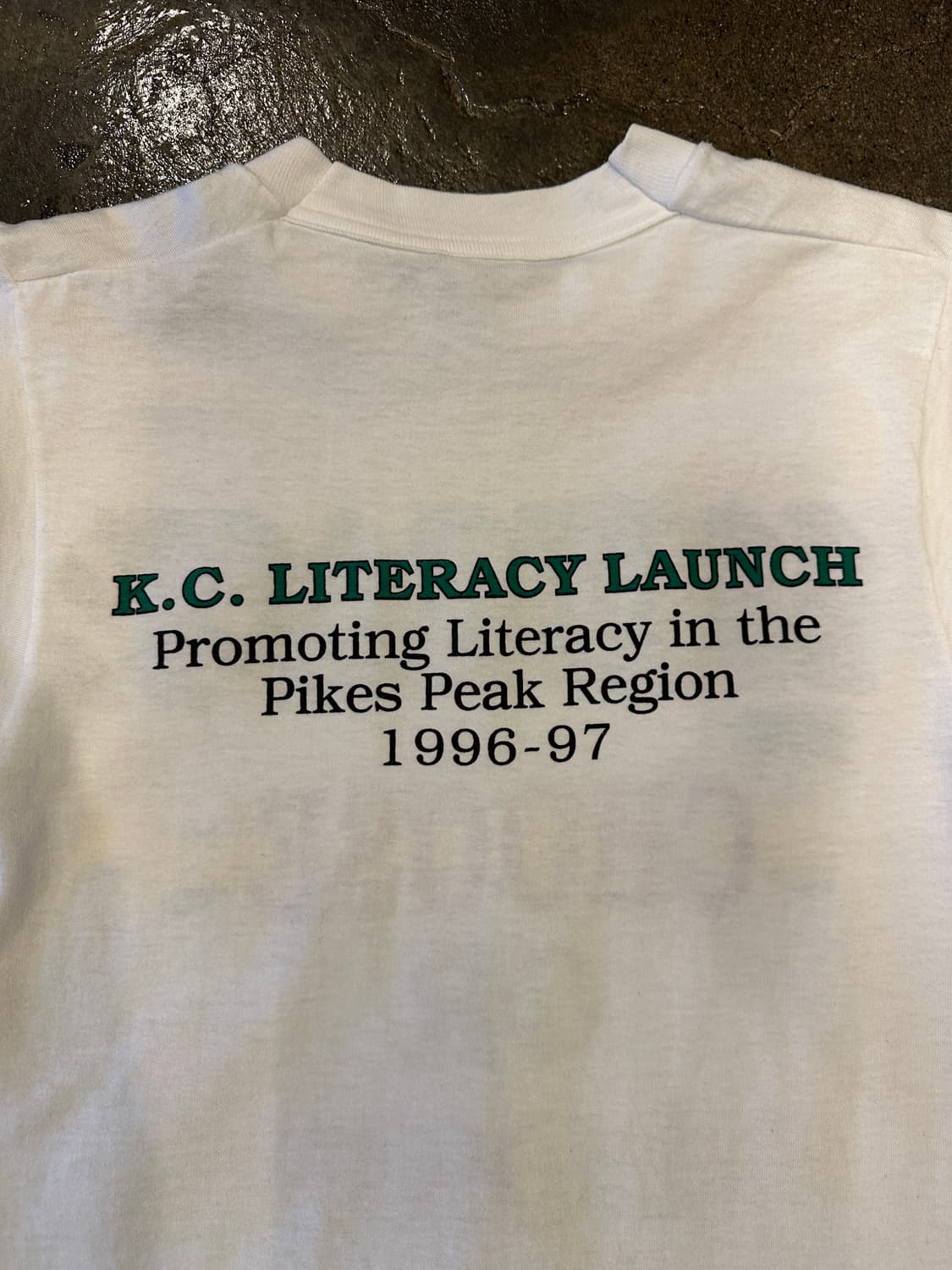 90s Fruit of the loom 프룻오브더룸 싱글 스티치 반팔 S 상품이미지5