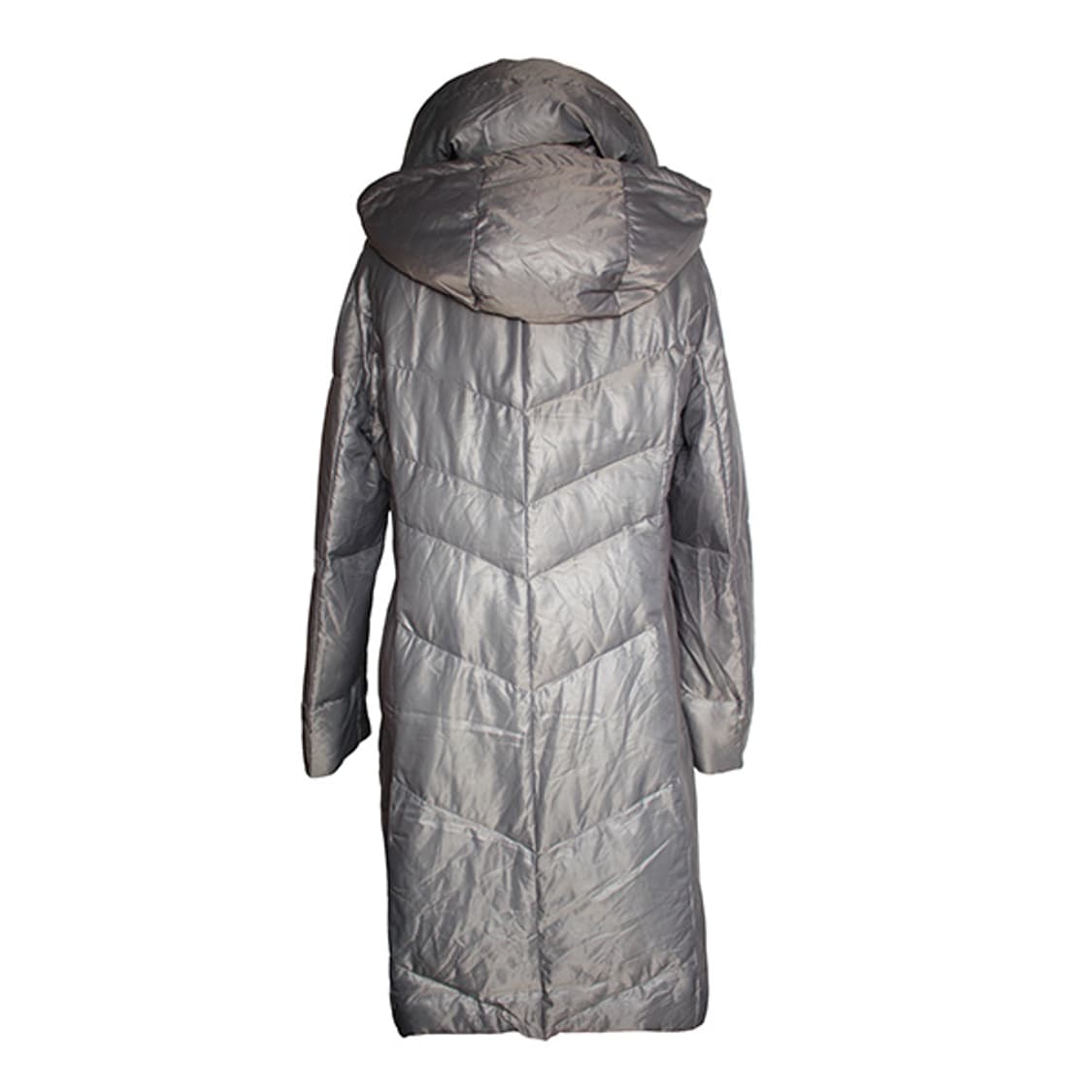 샤무아 그레이 폭스 퍼 트림 다운 패딩 코트 55 상품이미지2