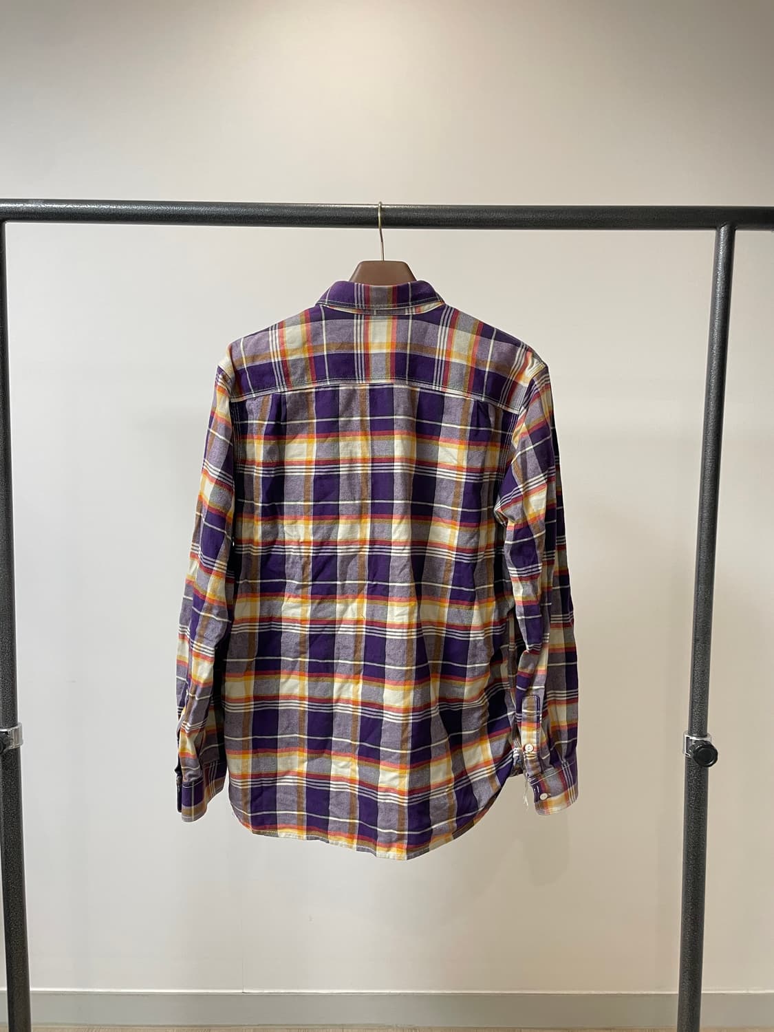 (L) Levis 리바이스 화이트탭 퍼플 체크 투포켓 셔츠 상품이미지5