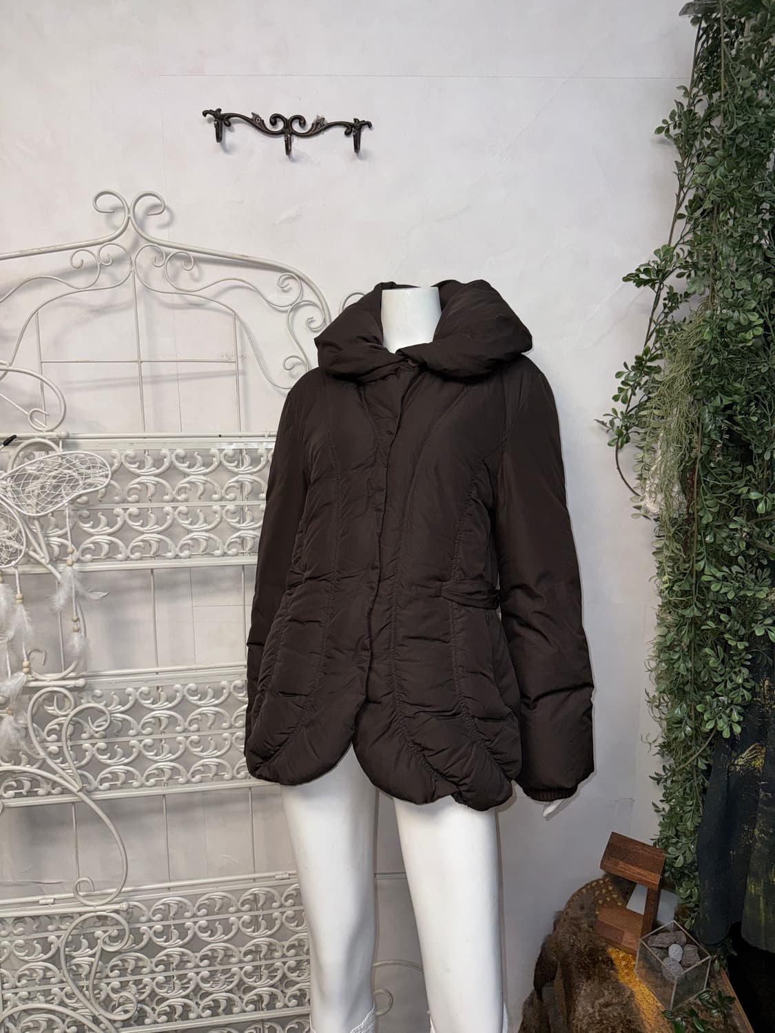 Armani Collezioni brown goosedown puffer 상품이미지7