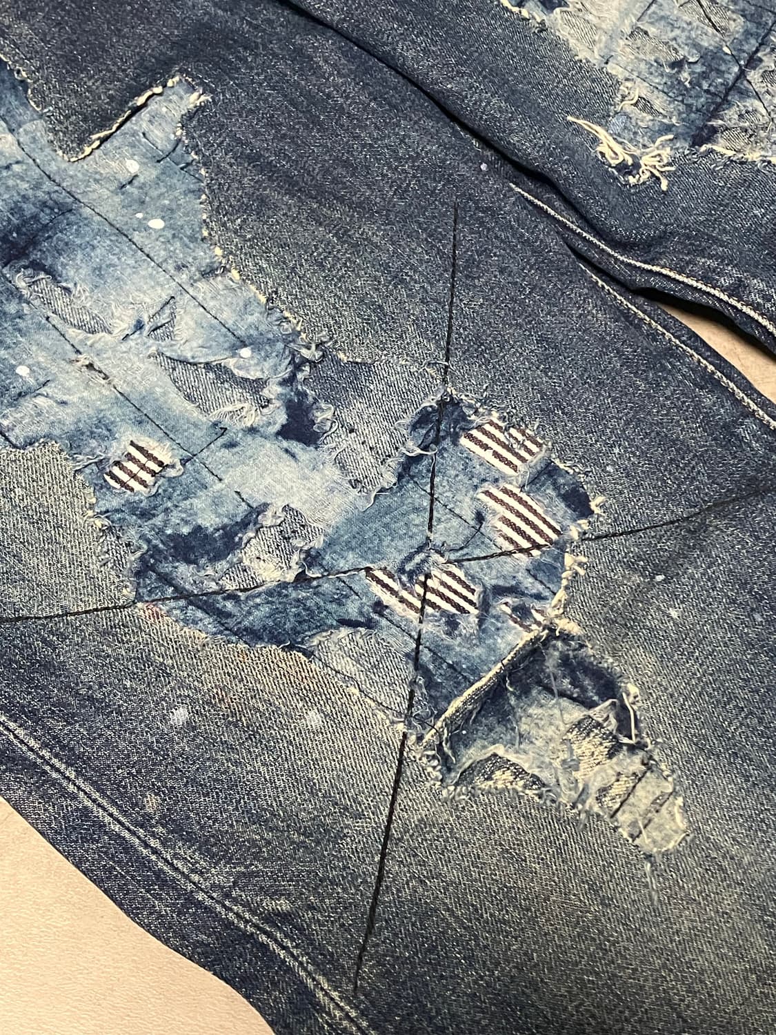 90s 빈티지 리바이스 빅E 셀비지 리메이크 데님팬츠 상품이미지4
