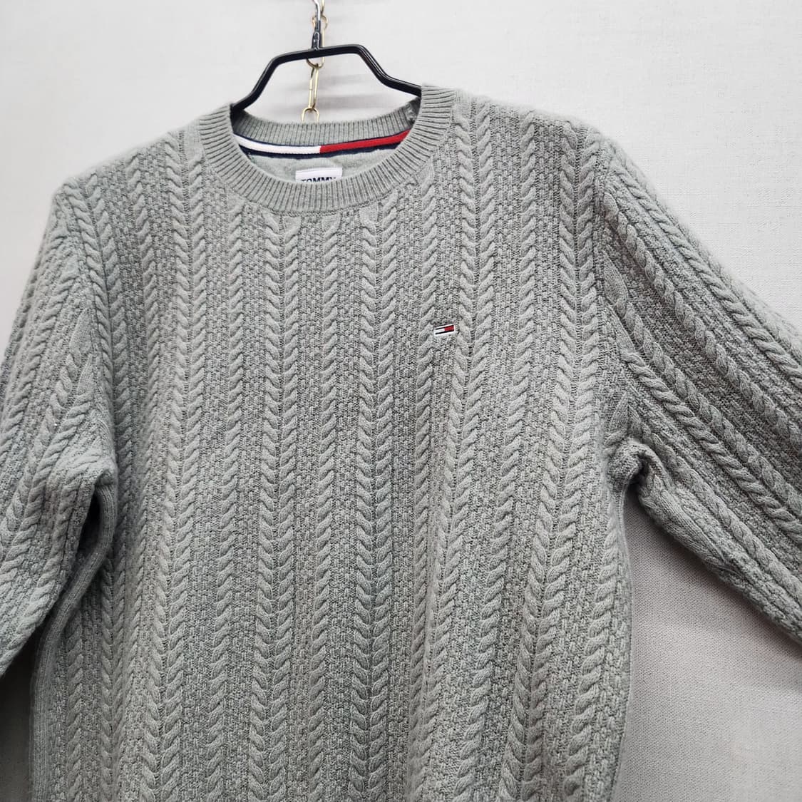 타미진스 케이블 민트색 니트 S(M) 상품이미지3