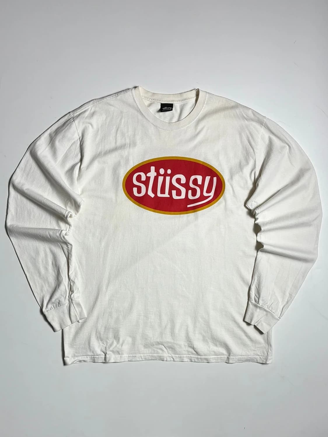 스투시 STUSSY 핏스탑 화이트 코튼 롱슬리브 R1431 상품이미지1