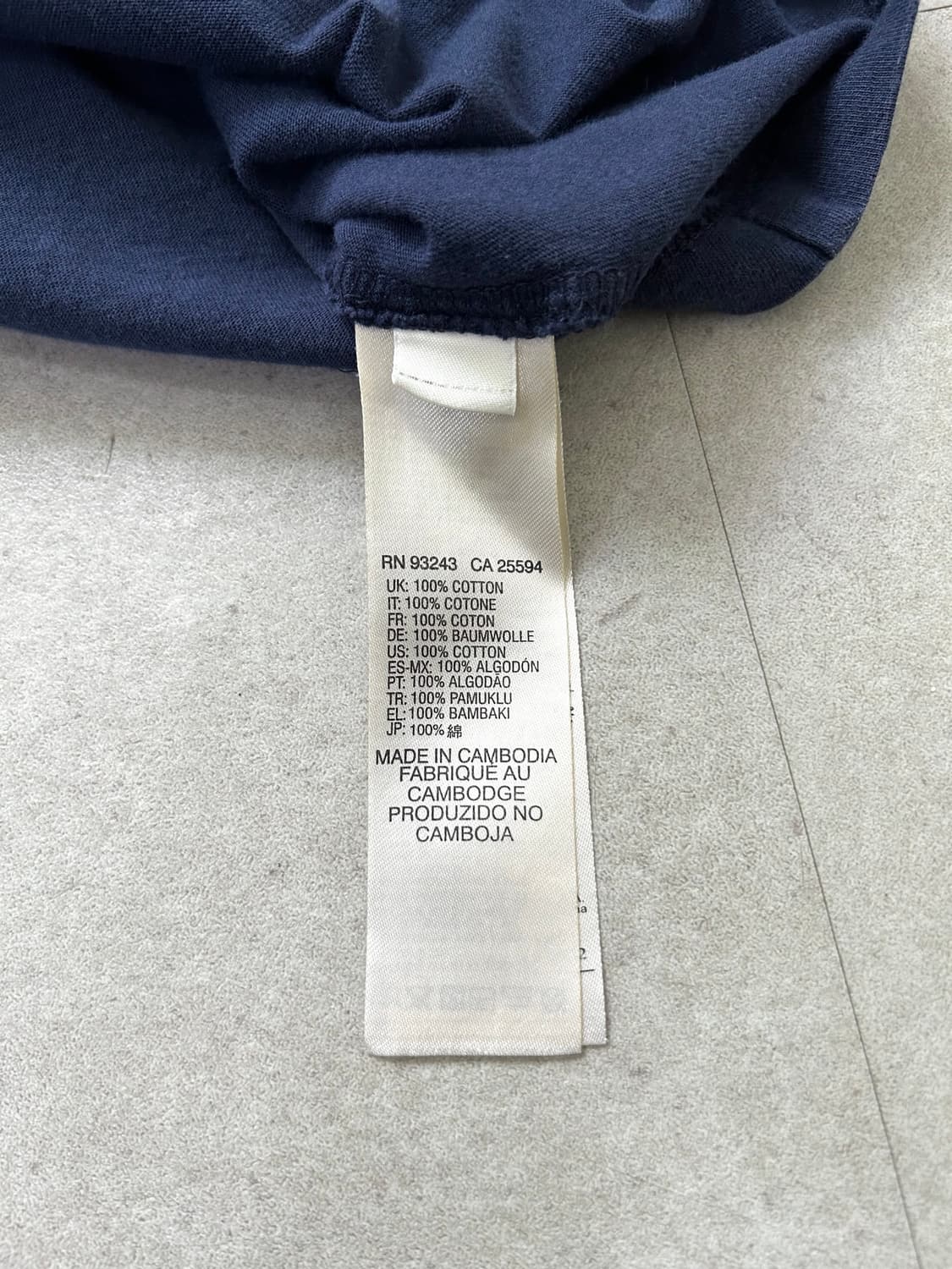 디젤 울프 그래픽 블루 반팔 상품이미지7
