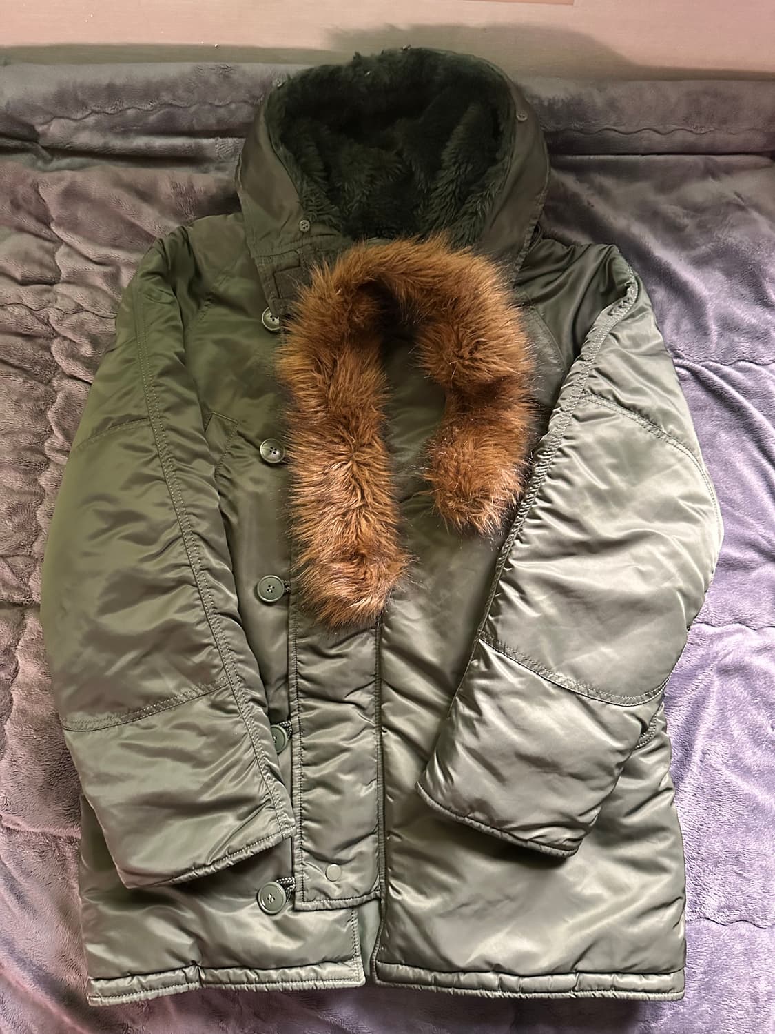 알파인더스트리 N3B 세이지 그린 상품이미지2