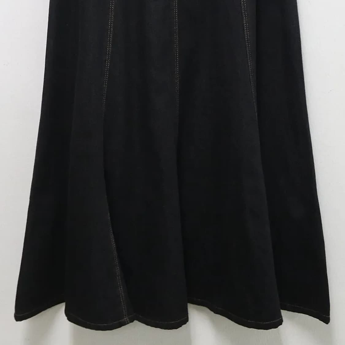 CECICA BLUE 흑청 스티치 롱스커트 59445 상품이미지6